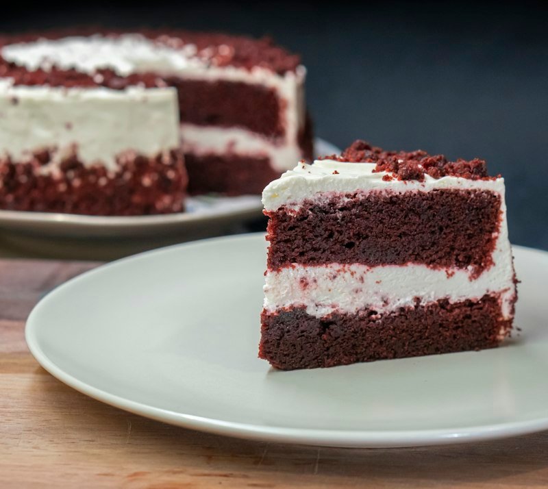 Classic Red Velvet & Mascarpone Celebration Cake